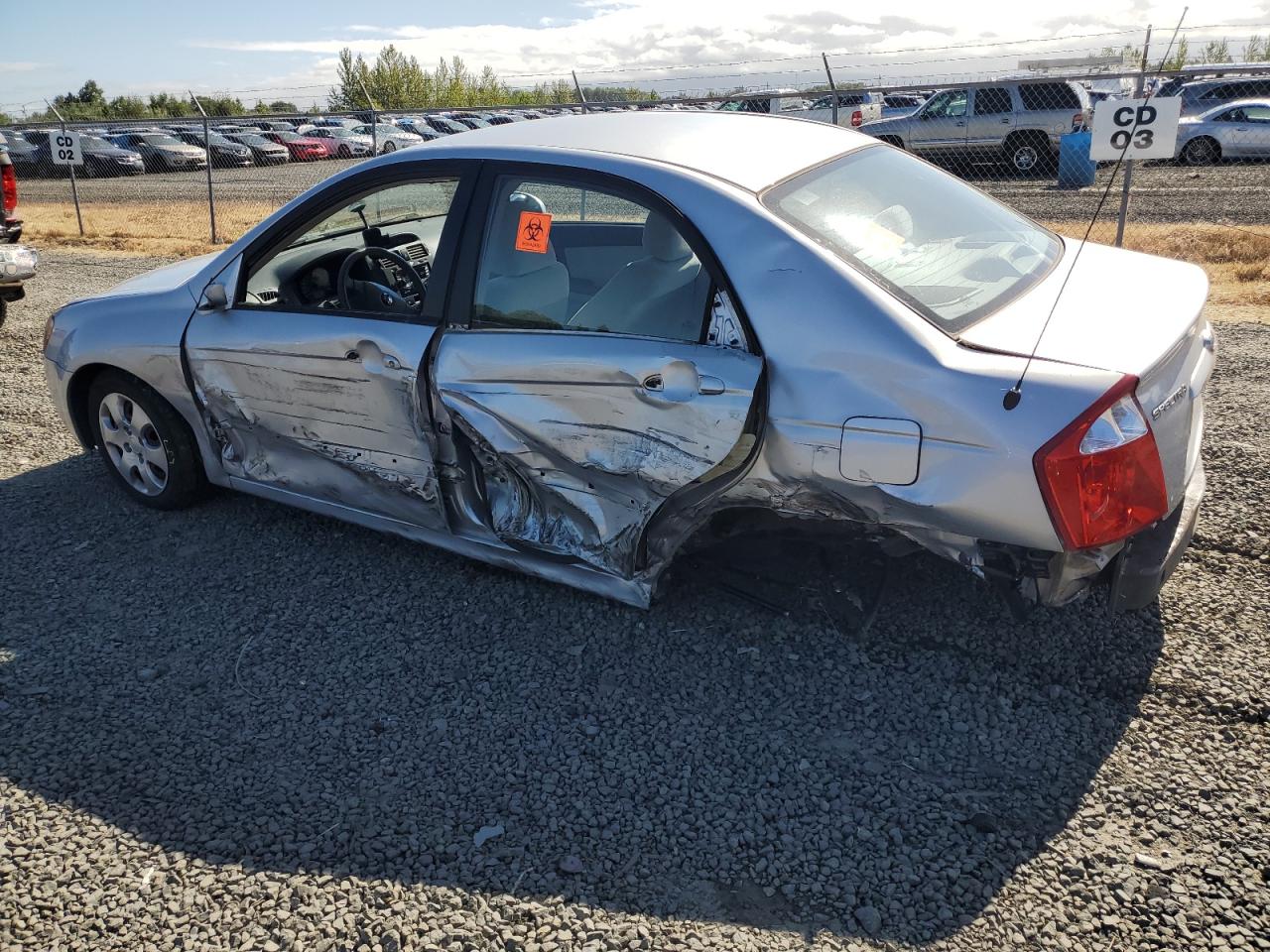 2005 Kia Spectra Lx VIN: KNAFE121355189306 Lot: 57328364