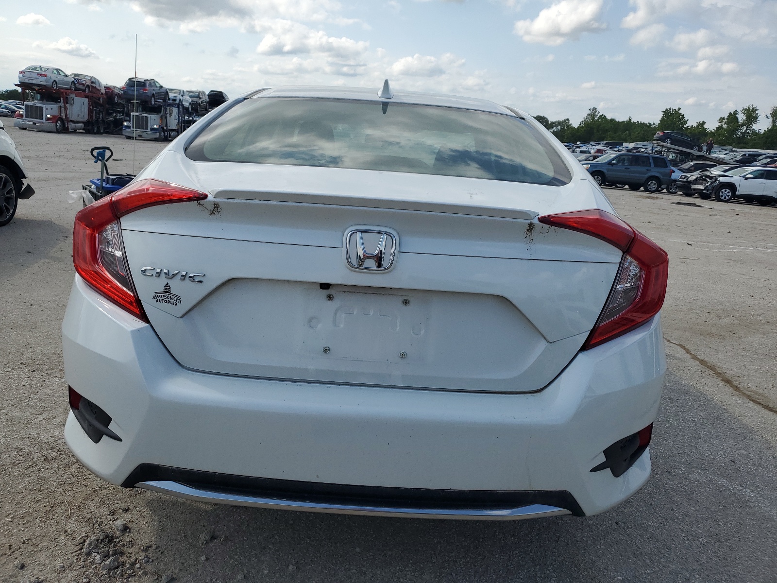 2019 Honda Civic Ex vin: JHMFC1F39KX003707