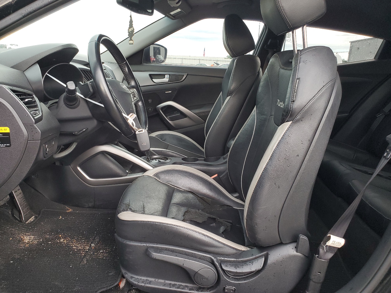 KMHTC6AEXEU208576 2014 Hyundai Veloster Turbo