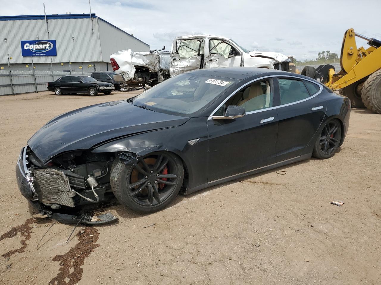 5YJSA1H45FF083471 2015 TESLA MODEL S - Image 1