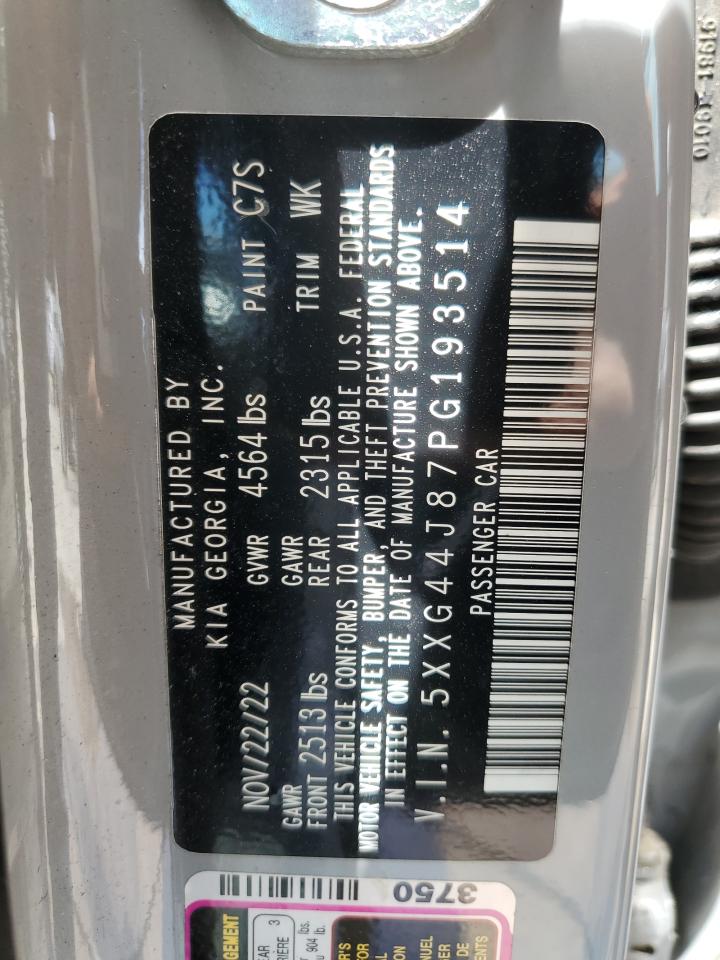 2023 Kia K5 Gt VIN: 5XXG44J87PG193514 Lot: 59620794