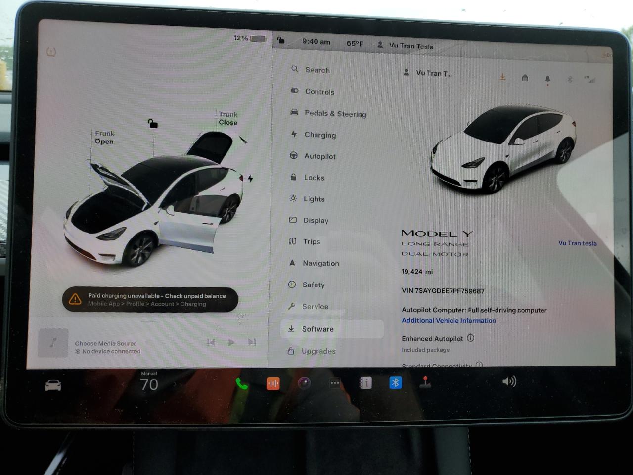 7SAYGDEE7PF759687 2023 Tesla Model Y