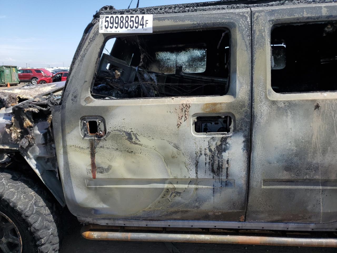 2003 Hummer H2 VIN: 5GRGN23U53H104949 Lot: 59988594