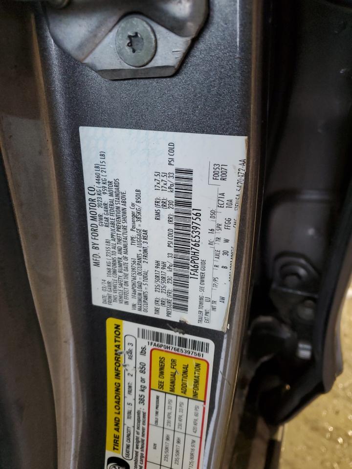 1FA6P0H76E5397561 2014 Ford Fusion Se