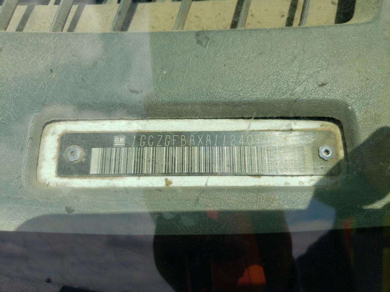 2010 Chevrolet Express G2500 VIN: 1GCZGFBAXA1124090 Lot: 59591054