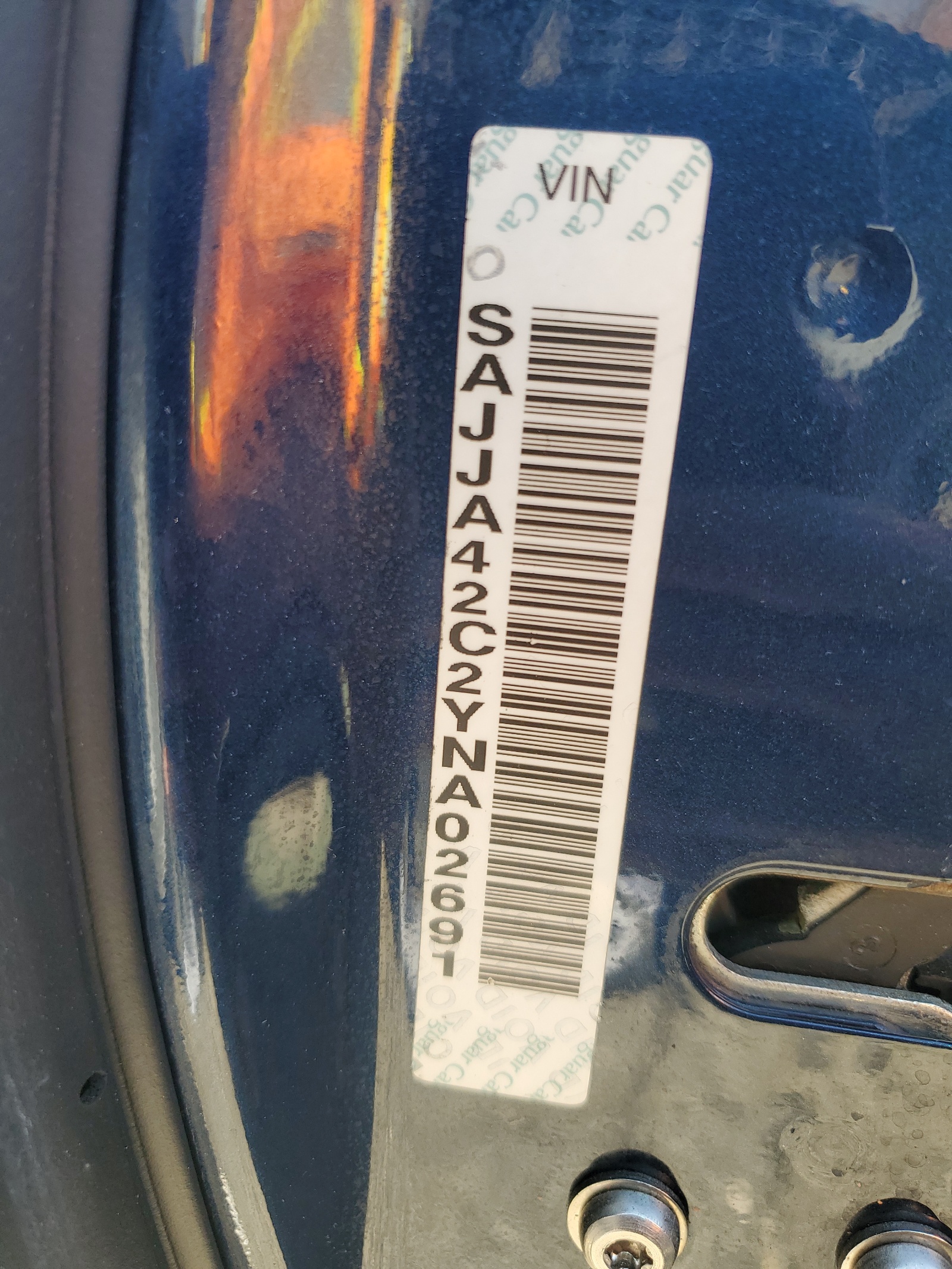 SAJJA42C2YNA02691 2000 Jaguar Xk8