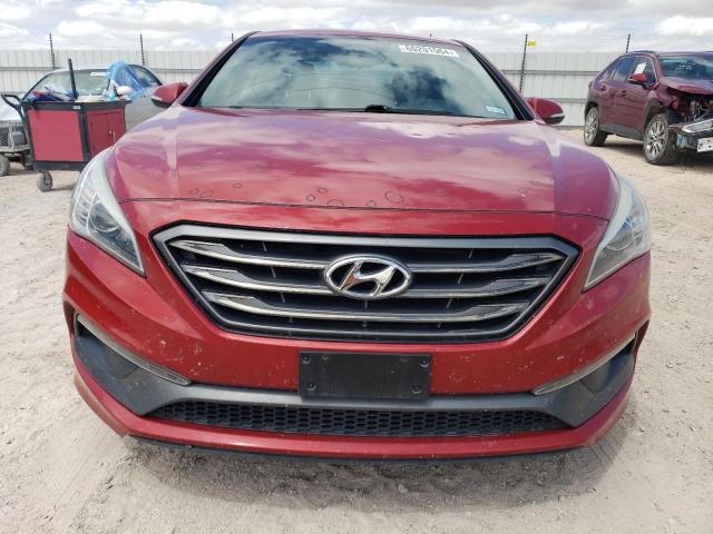  HYUNDAI SONATA 2017 Czerwony