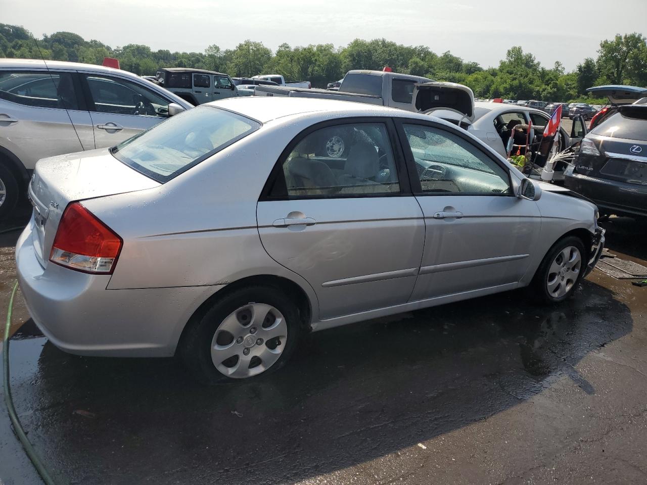 2007 Kia Spectra Ex VIN: KNAFE122775379699 Lot: 60327894