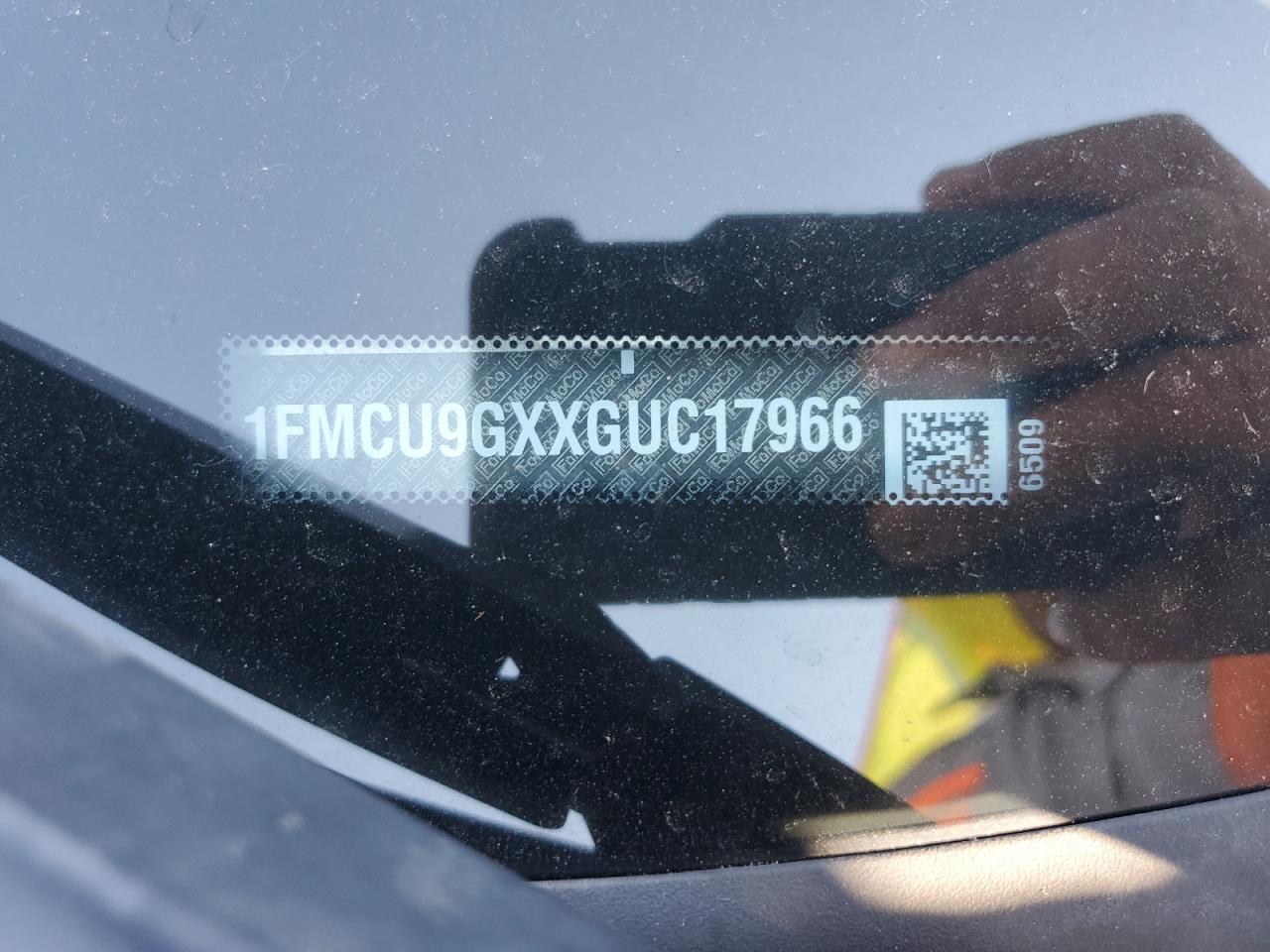 2016 Ford Escape Se VIN: 1FMCU9GXXGUC17966 Lot: 60299994