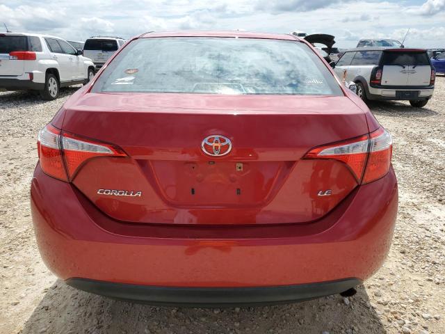  TOYOTA COROLLA 2016 Czerwony