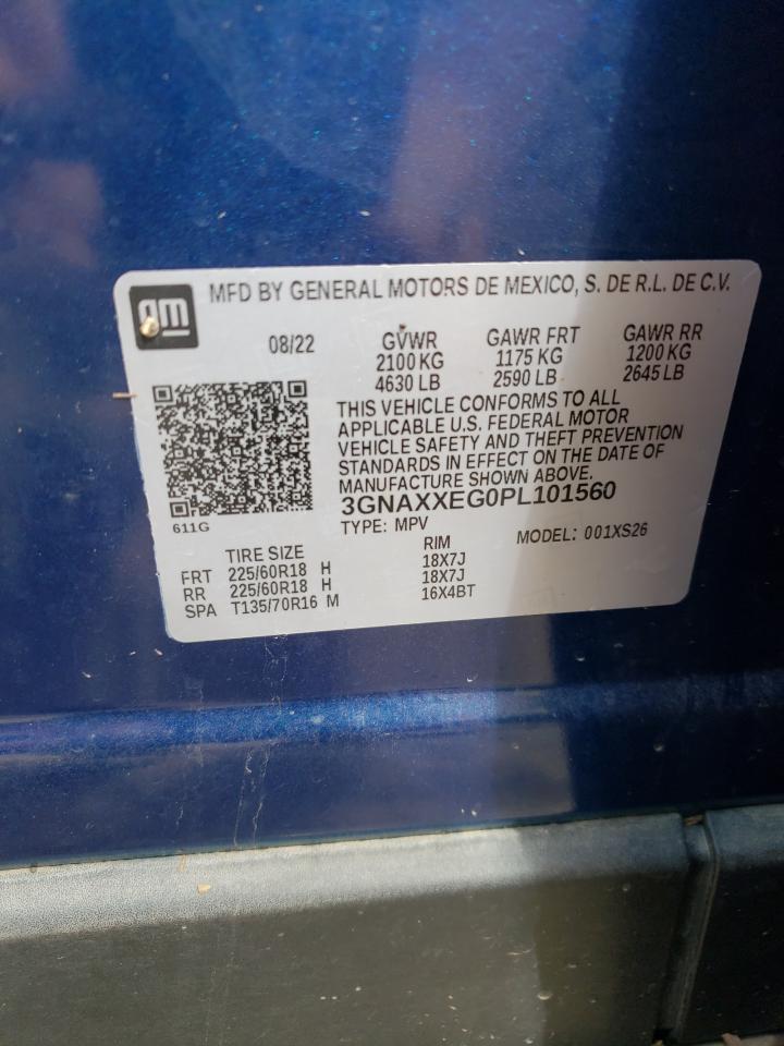 2023 Chevrolet Equinox Premier VIN: 3GNAXXEG0PL101560 Lot: 61062864