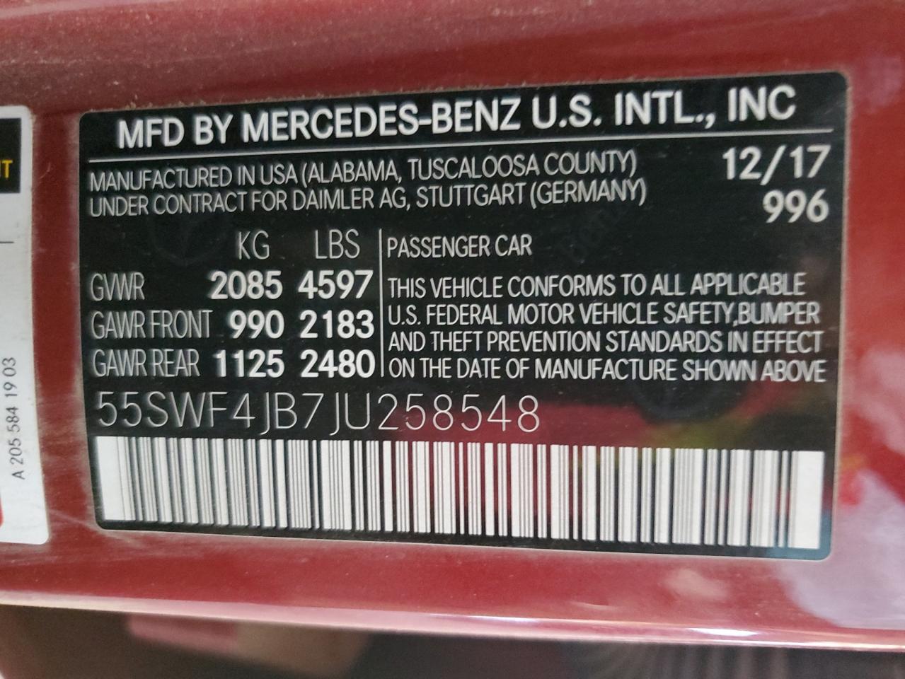 2018 Mercedes-Benz C-klasse - Image 13