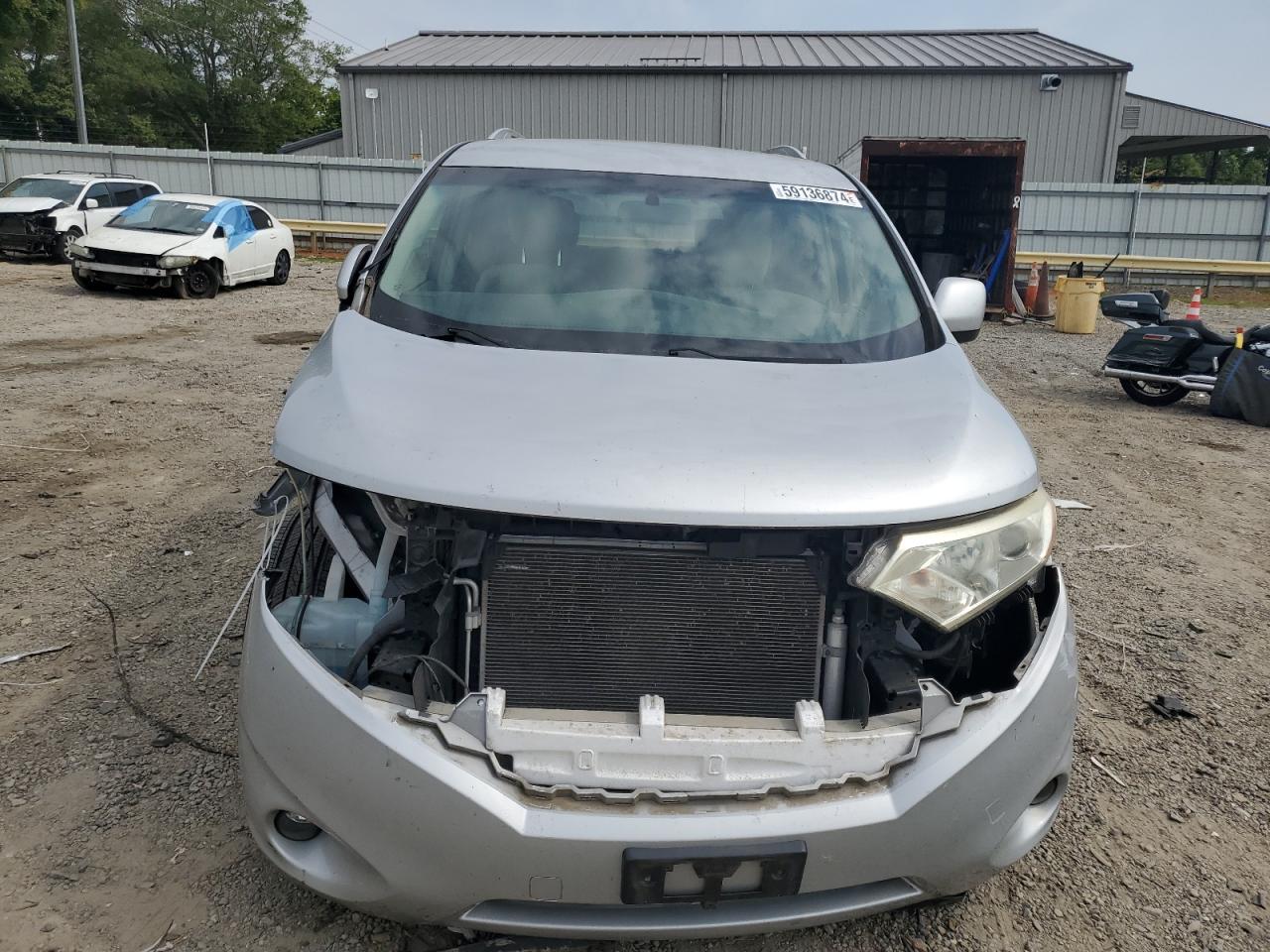 2012 Nissan Quest S VIN: JN8AE2KP7C9036946 Lot: 59136874