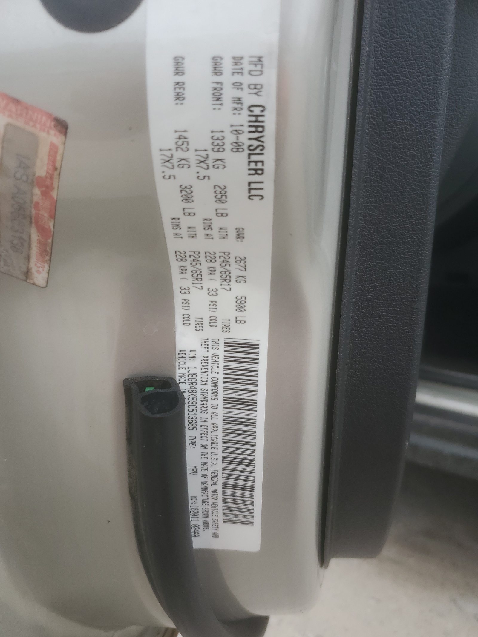 1J8GR48K59C513685 2009 Jeep Grand Cherokee Laredo