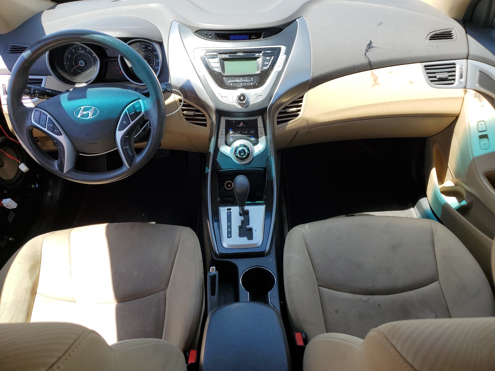 KMHDH4AE6CU272153 2012 Hyundai Elantra Gls