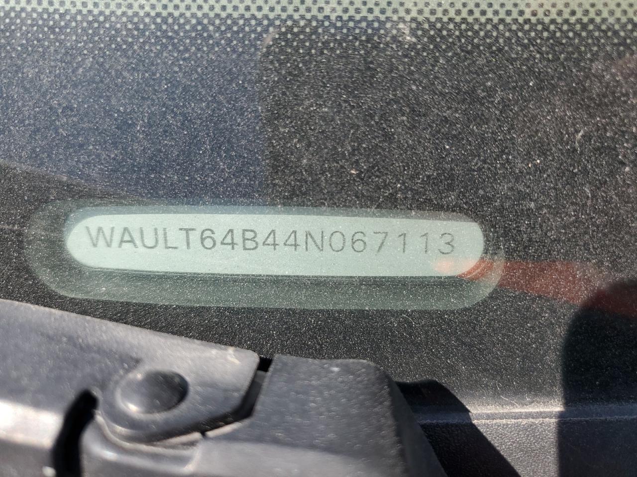 2004 Audi A6 3.0 Quattro VIN: WAULT64B44N067113 Lot: 58133424