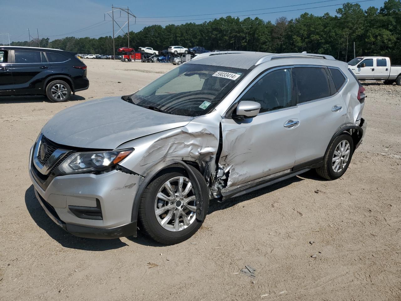 2019 Nissan Rogue S VIN: JN8AT2MT0KW251326 Lot: 59033414