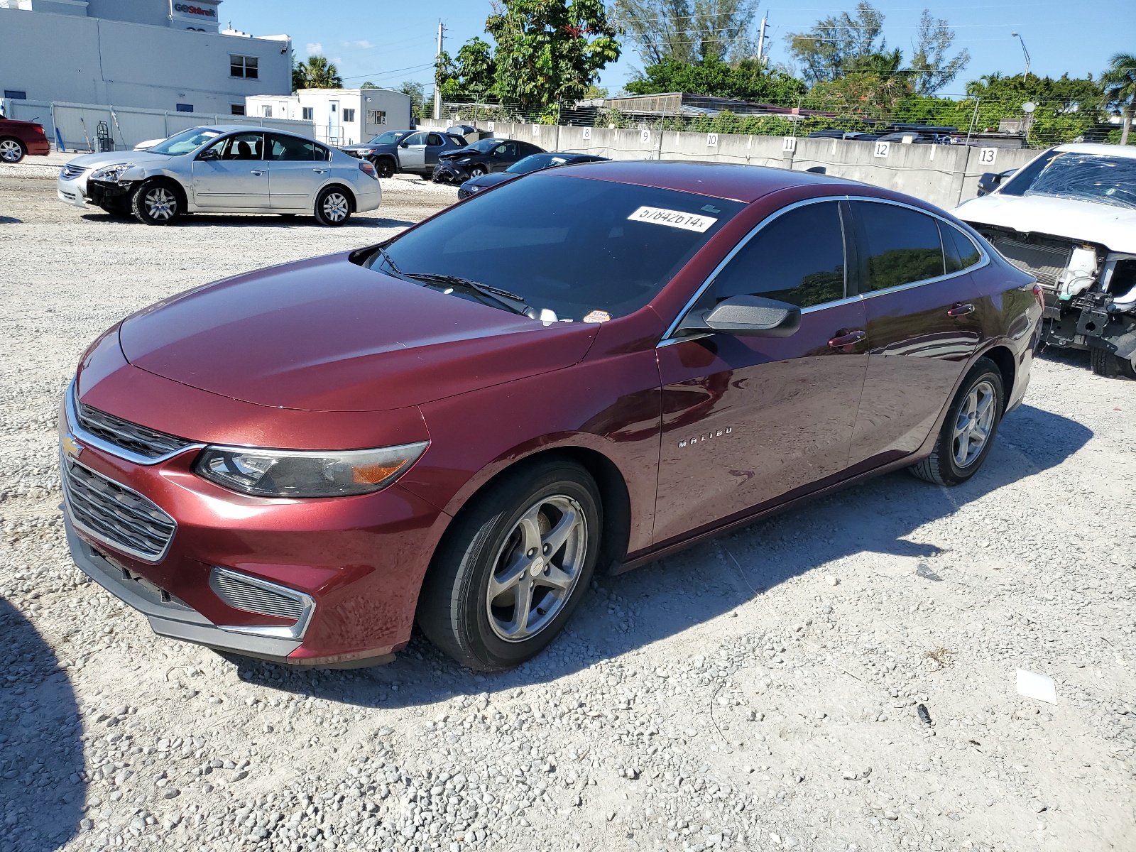 2016 Chevrolet Malibu Ls vin: 1G1ZB5ST4GF292838