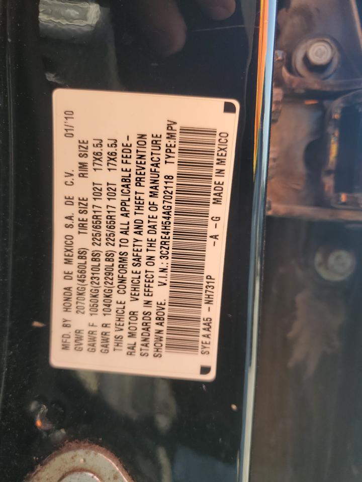 2010 Honda Cr-V Ex VIN: 3CZRE4H54AG702118 Lot: 60170354