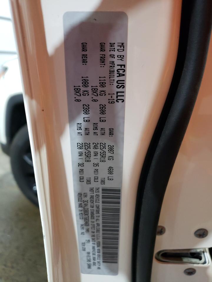 2019 Jeep Compass Latitude VIN: 3C4NJDBB3KT683469 Lot: 57246684