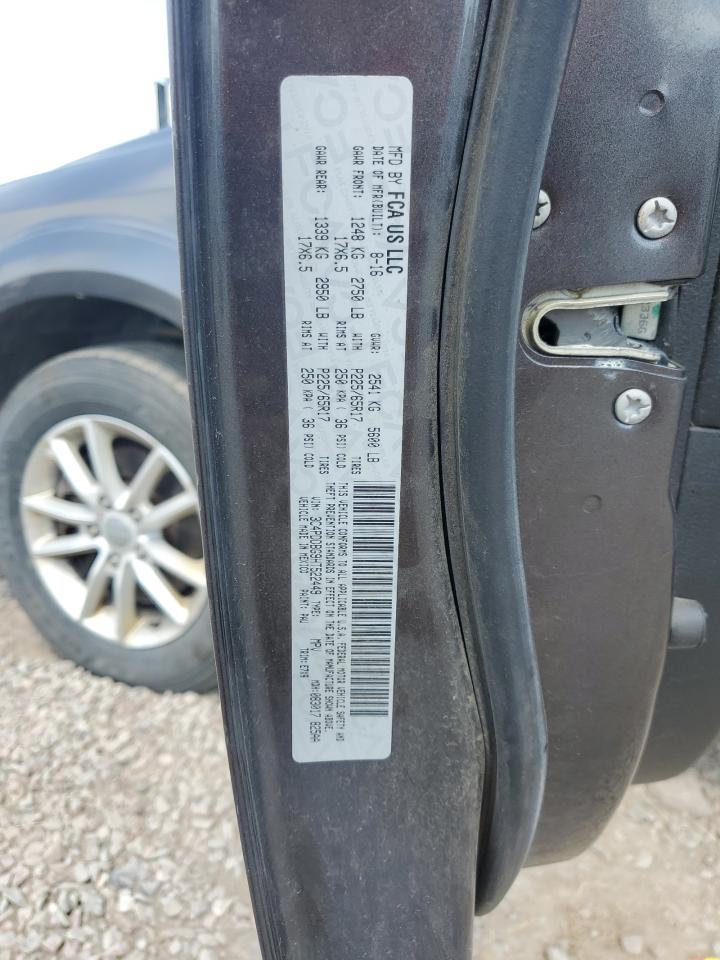 2017 Dodge Journey Sxt VIN: 3C4PDDBG9HT522449 Lot: 58309044