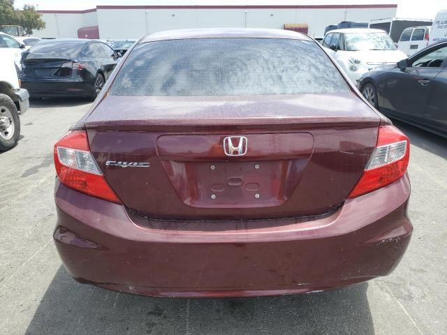 Седани HONDA CIVIC 2012 Бургунді