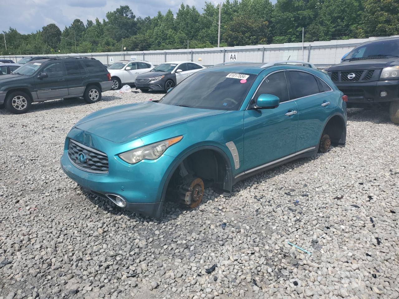 2010 Infiniti Fx35 VIN: JN8AS1MU2AM801982 Lot: 61017534