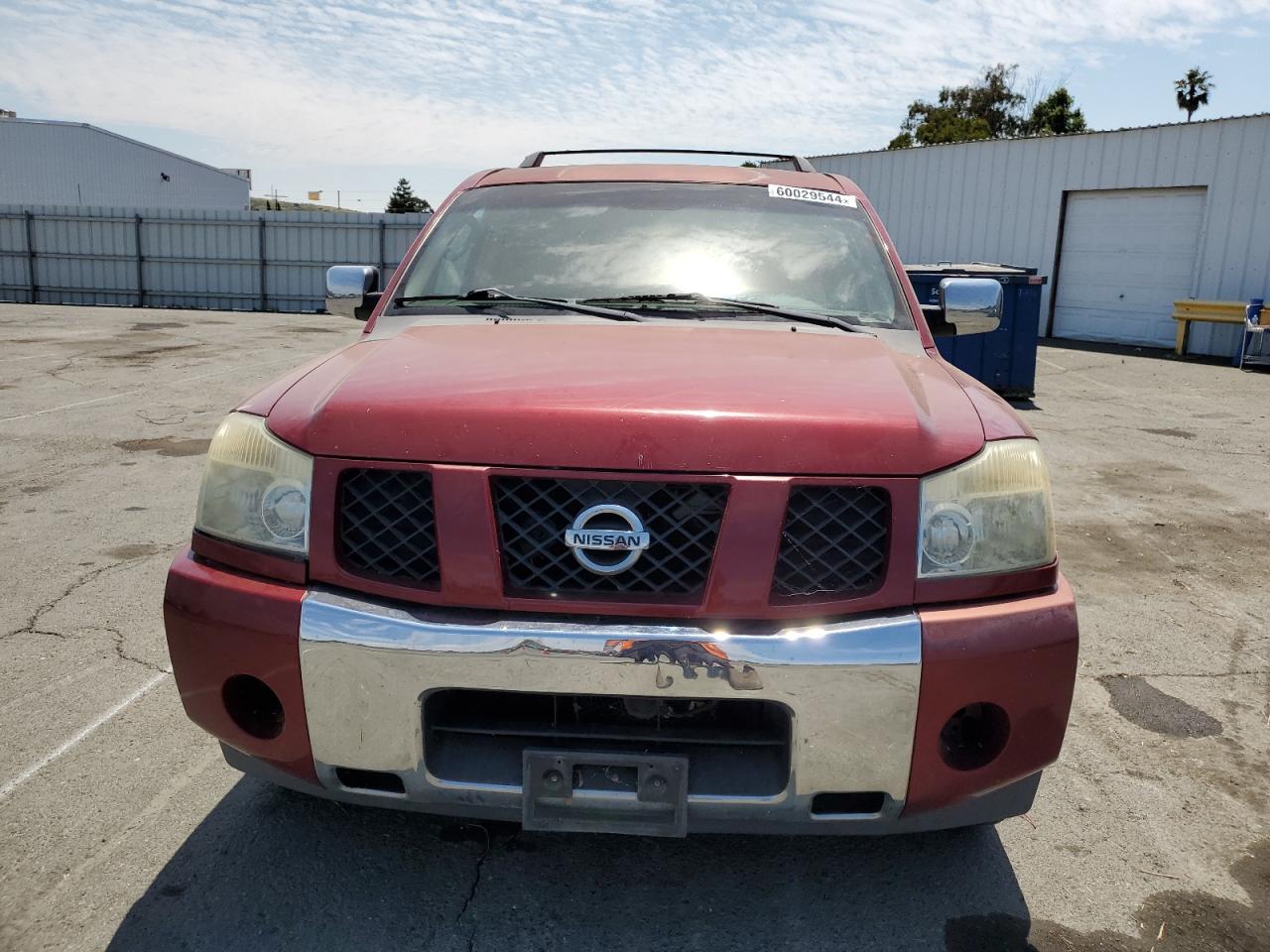 2006 Nissan Armada Se VIN: 5N1AA08A86N733886 Lot: 60029544