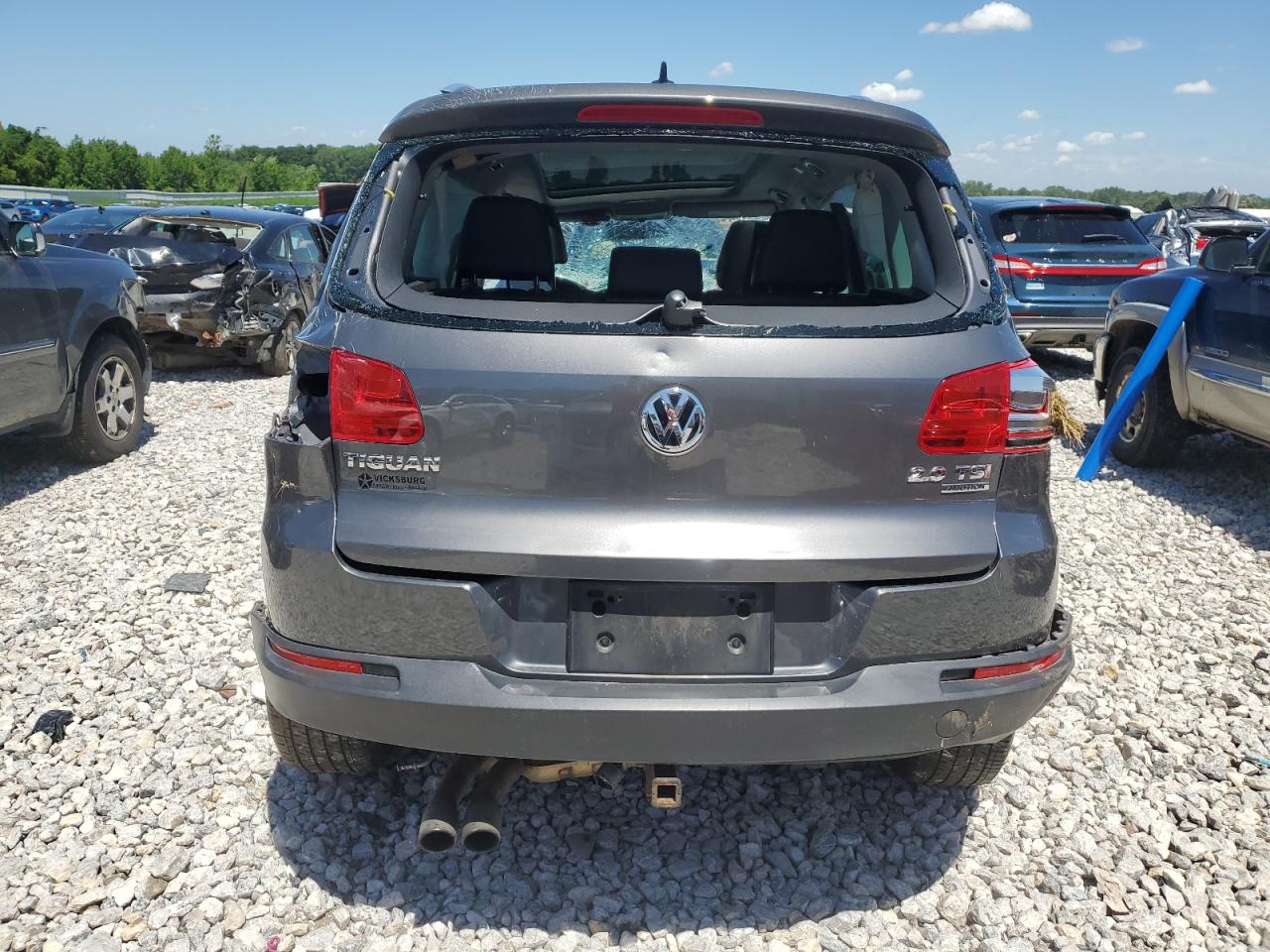 2014 Volkswagen Tiguan S VIN: WVGBV3AX3EW502251 Lot: 57693304