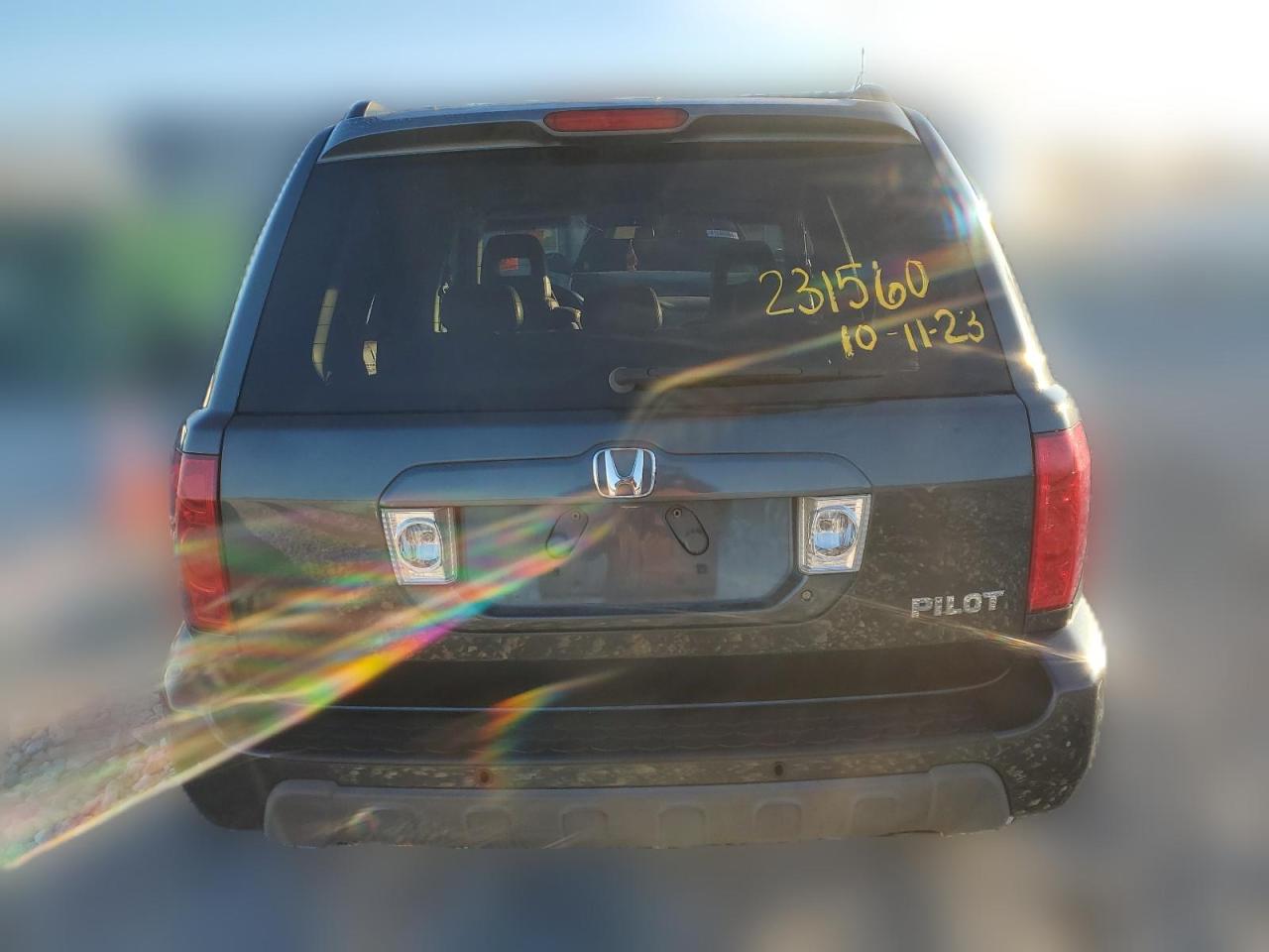 2005 Honda Pilot Exl VIN: 2HKYF18785H567396 Lot: 41485164