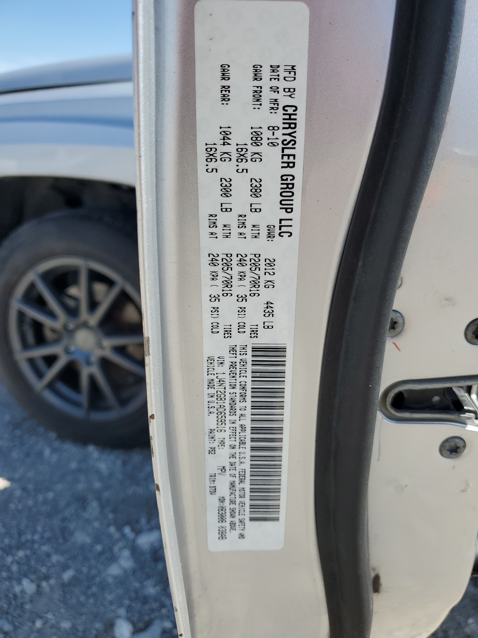 1J4NT2GB1AD659516 2010 Jeep Patriot Sport 1J4NT2GB1AD659516 2010 Jeep Patriot Sport