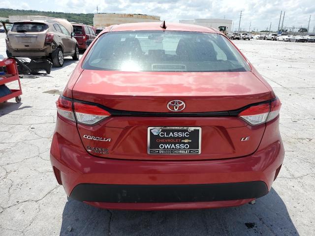 TOYOTA COROLLA 2021 Красный