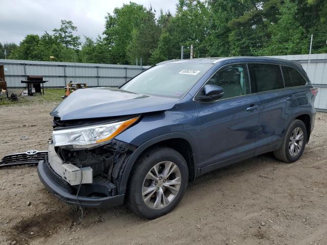  TOYOTA HIGHLANDER 2014 Синий