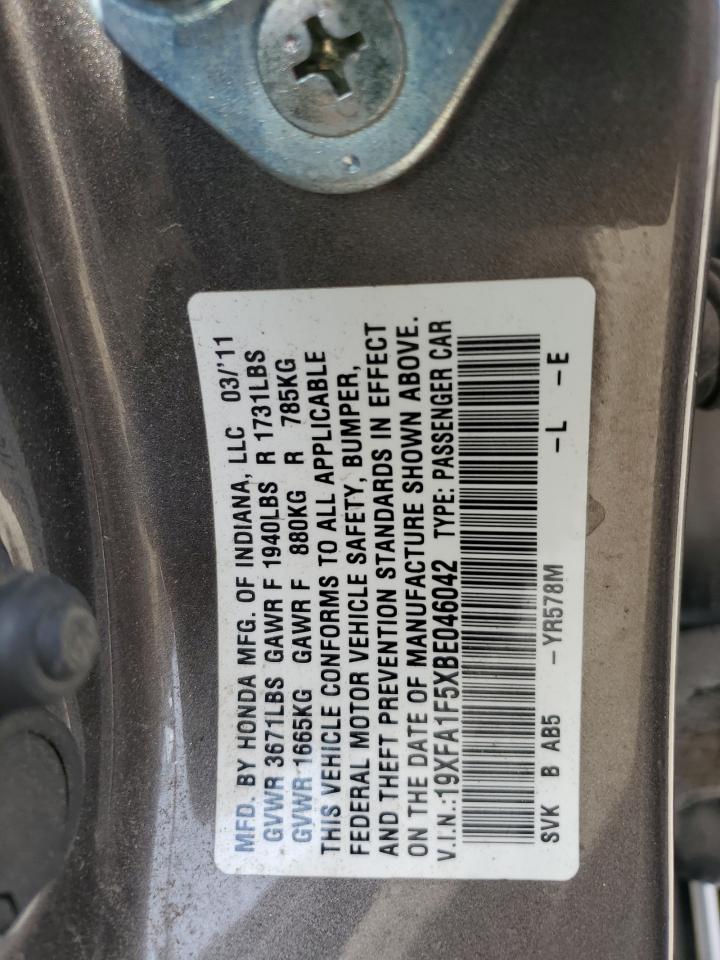 19XFA1F5XBE046042 2011 Honda Civic Lx