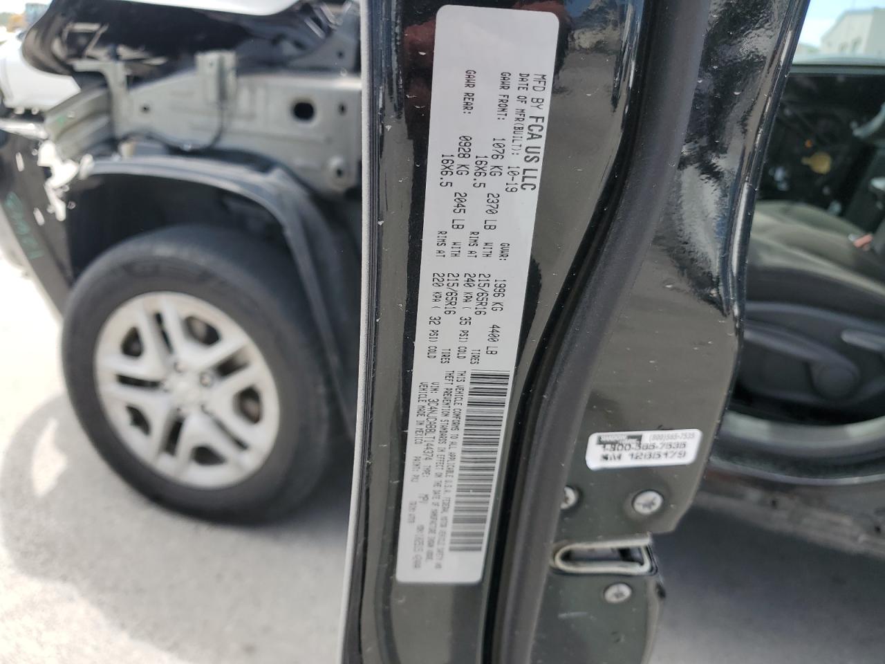 2020 Jeep Compass Sport VIN: 3C4NJCAB8LT144374 Lot: 59434704