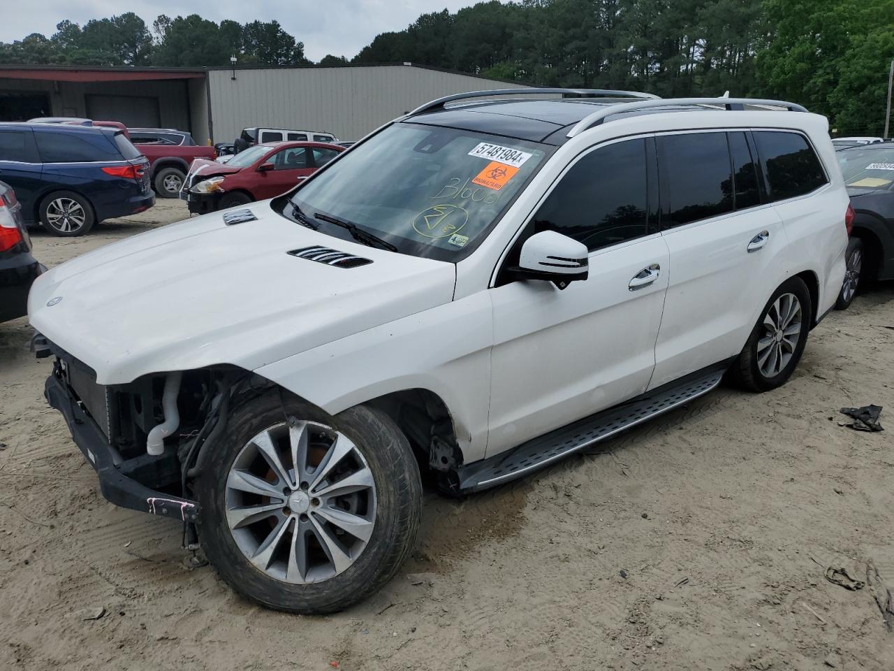 2014 Mercedes-Benz Gl 450 4Matic VIN: 4JGDF7CE7EA381262 Lot: 57481984