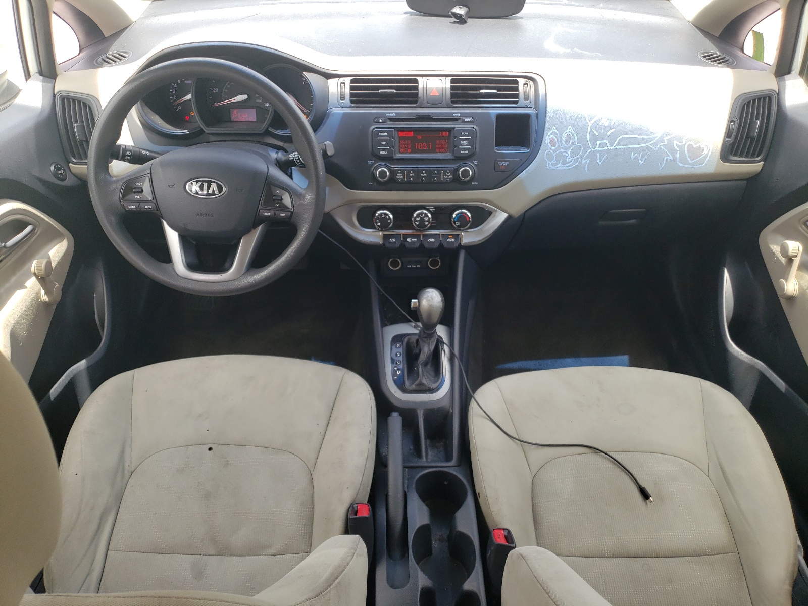 KNADM5A32D6222485 2013 Kia Rio Lx