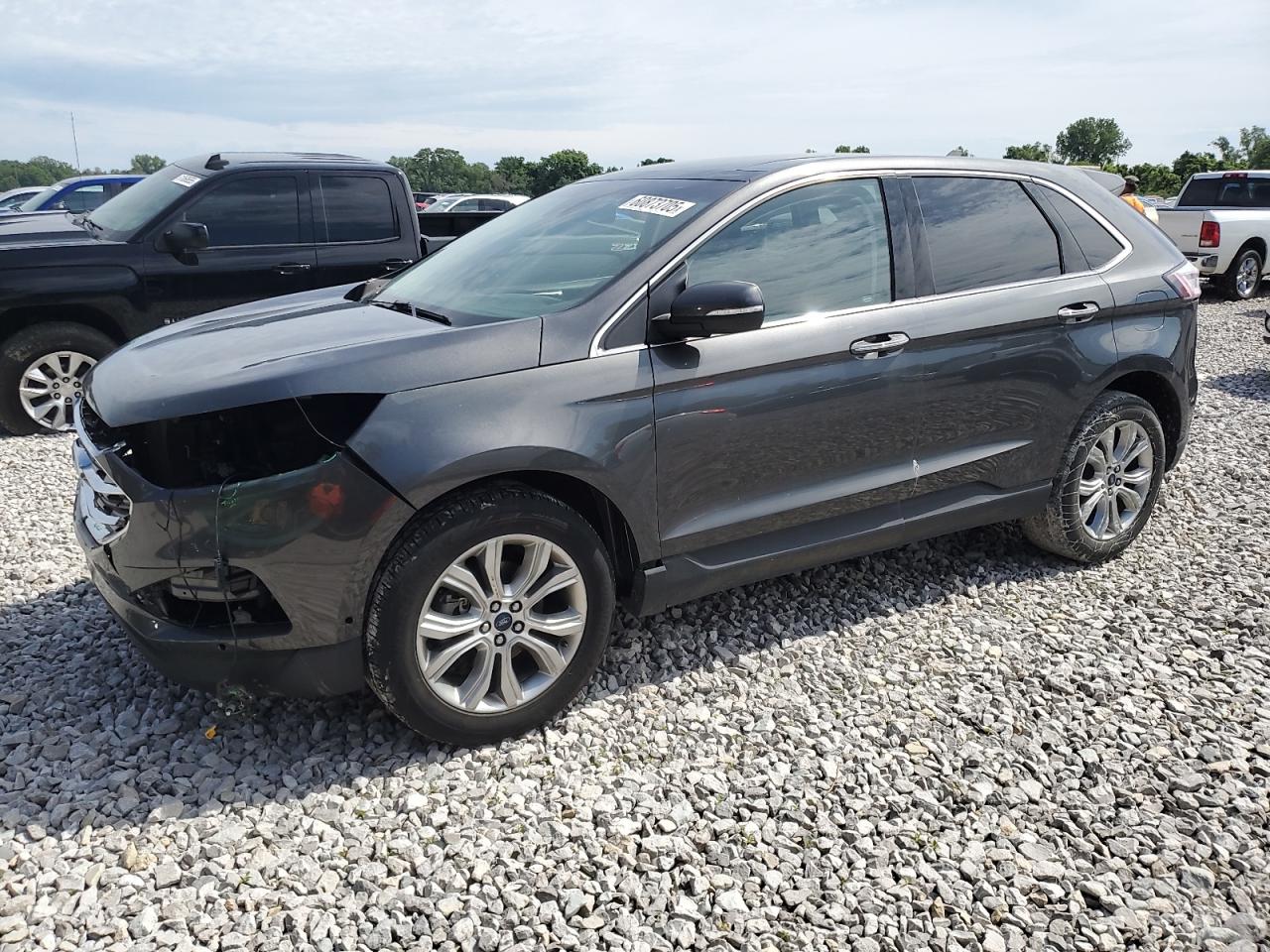 2019 Ford Edge Titanium for Sale in Cahokia Heights, IL - Front End