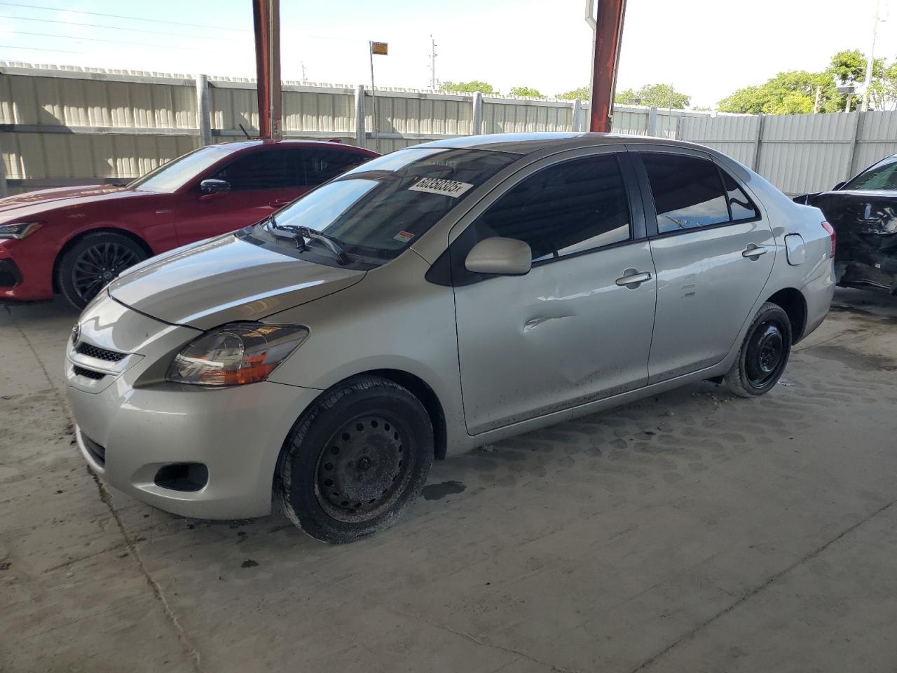 2007 Toyota Yaris de vânzare în Homestead, FL - Side