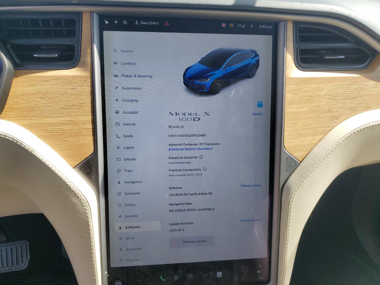 2018 Tesla Model X VIN: 5YJXCBE22JF123488 Lot: 61863235