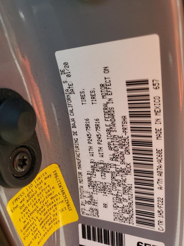 3TMAZ5CN9LM127961 TOYOTA TACOMA 2020