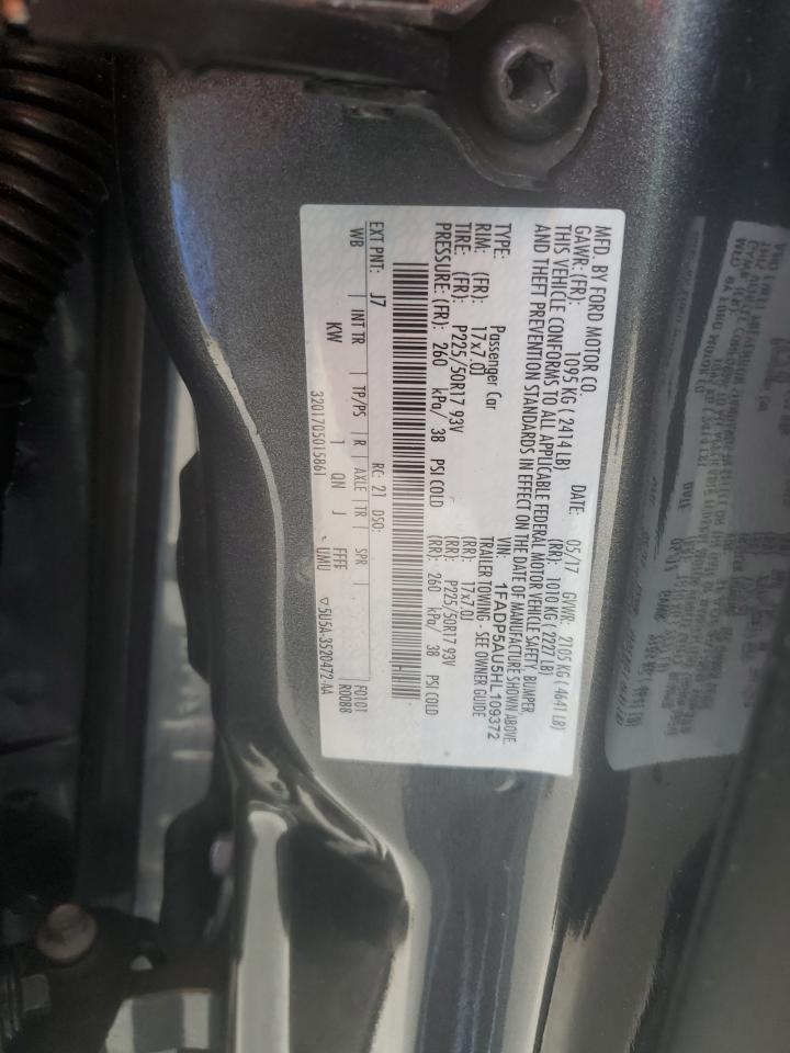 1FADP5AU5HL109372 FORD CMAX 2017