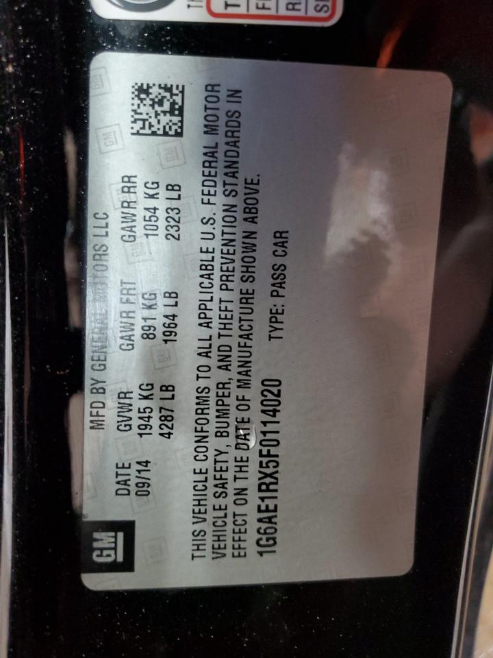 2015 Cadillac Ats Premium VIN: 1G6AE1RX5F0114020 Lot: 61655635