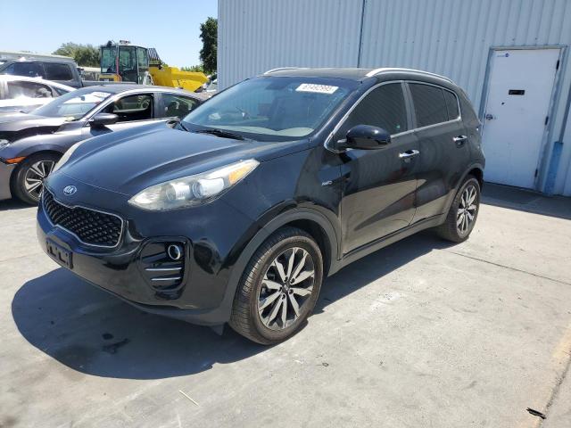  KIA SPORTAGE 2017 Черный
