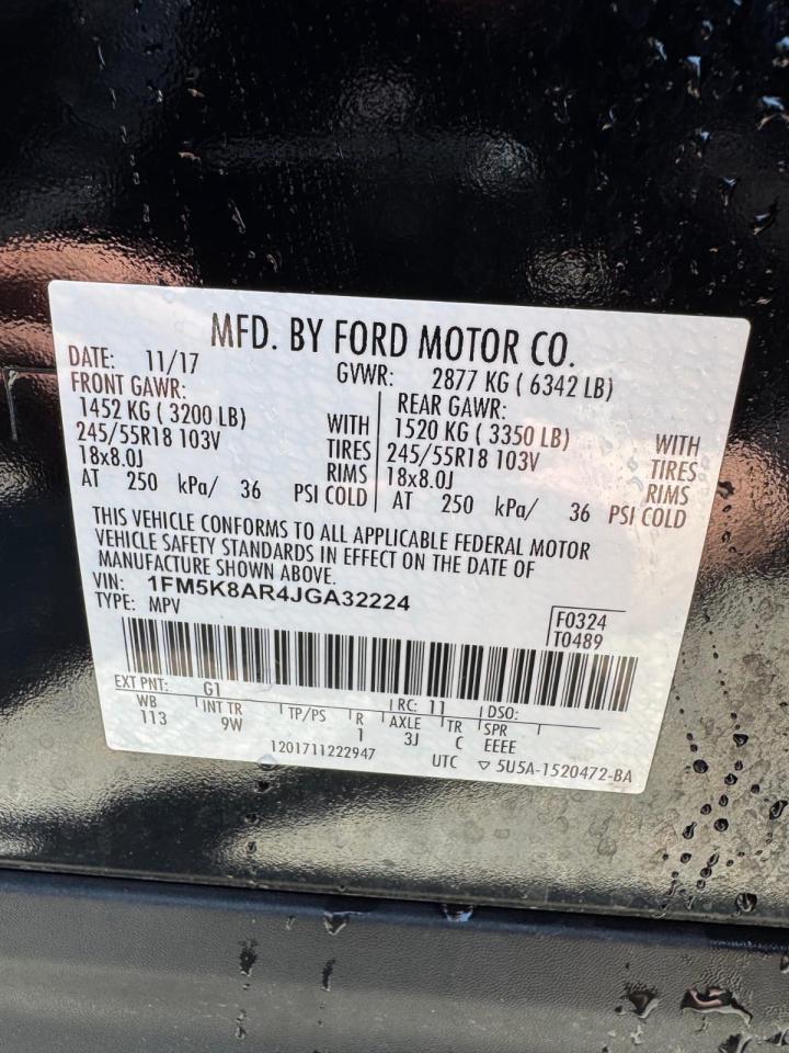 1FM5K8AR4JGA32224 FORD EXPLORER 2018