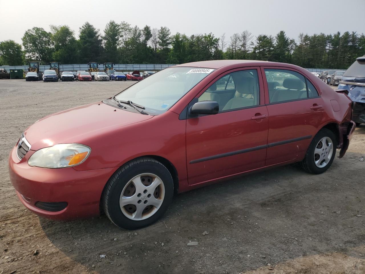 2007 Toyota Corolla Ce en Venta en Finksburg, MD - Rear End