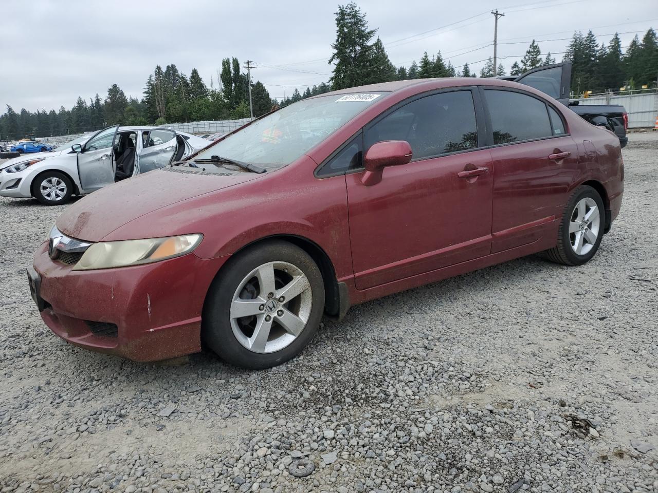 2009 Honda Civic Lx-S იყიდება Graham-ში, WA - Front End