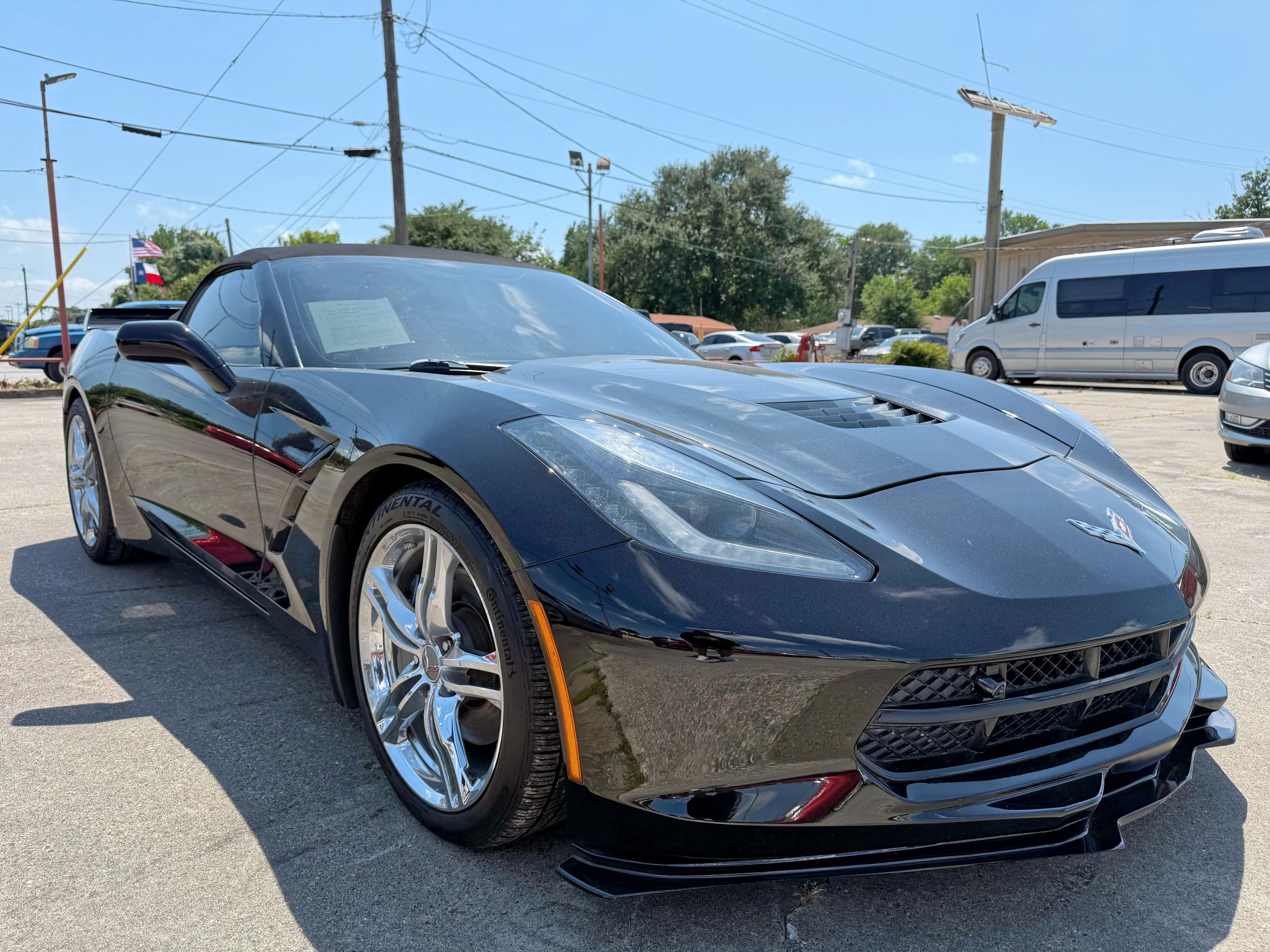 Cabriolets CHEVROLET CORVETTE 2017 Czarny