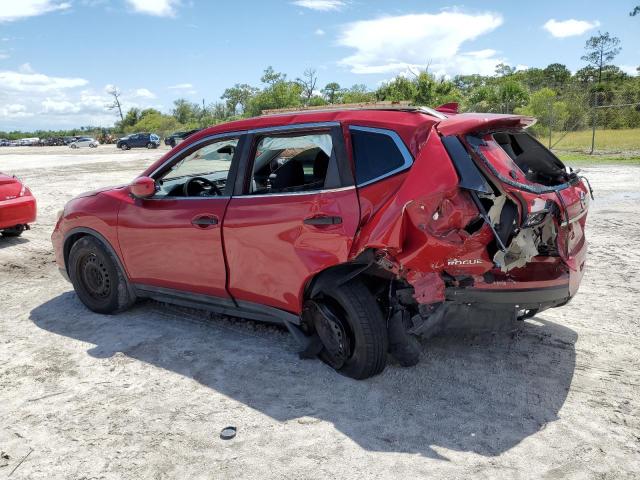  NISSAN ROGUE 2017 Czerwony