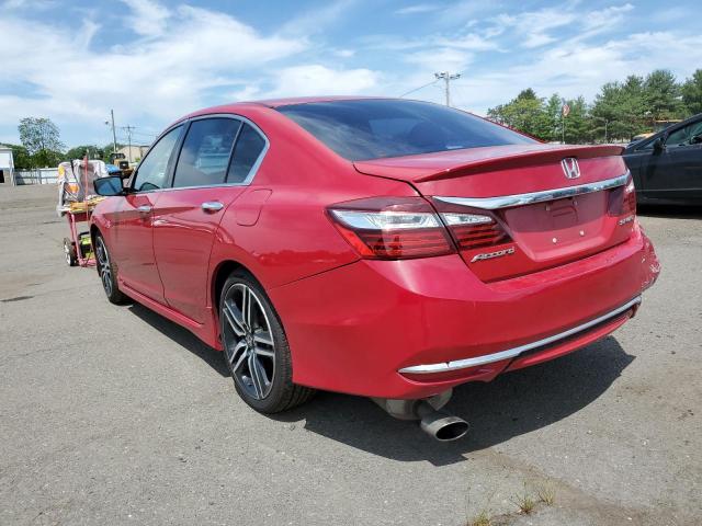 Sedans HONDA ACCORD 2017 Czerwony